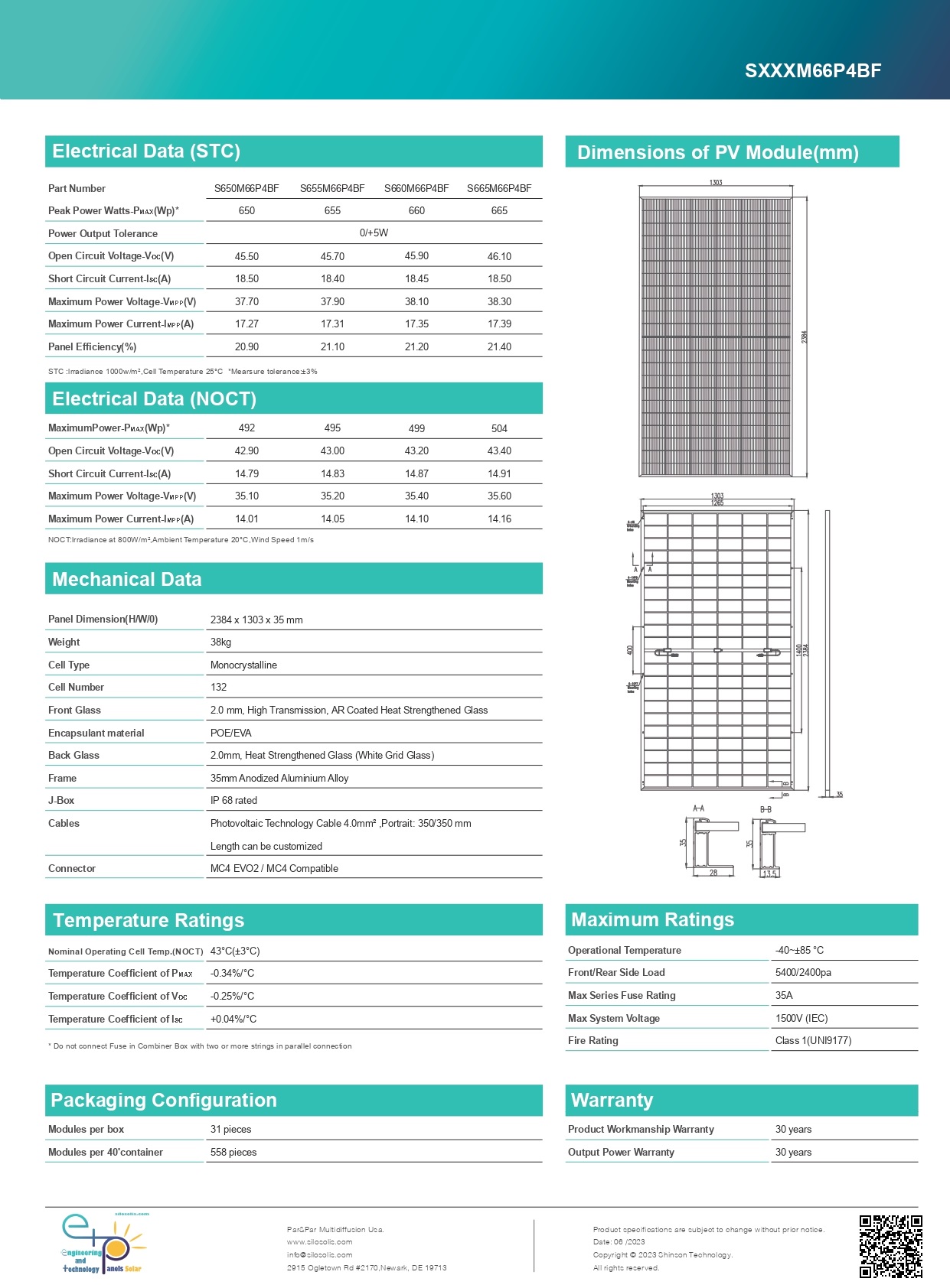 Módulo ETP - bifacial 650-665W - Imagen 3
