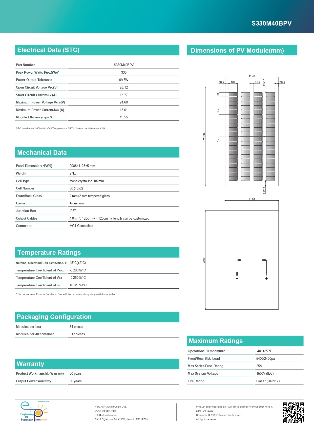 Módulo ETP - BLADE 330W - Imagen 3