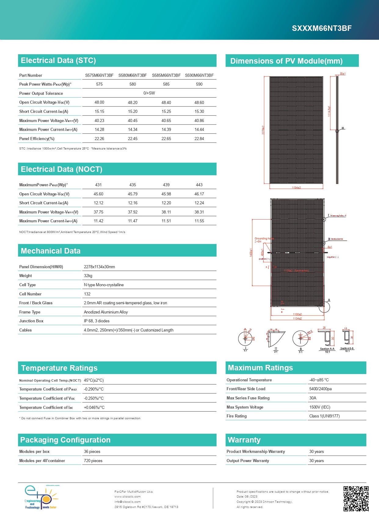 Módulo ETP - 575-590w bifacial - Imagen 3